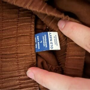 Old Navy Chocolate Wide Leg Trousers